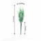 4 Green White 14-Inch LAVENDER FLOWERS ARTIFICIAL Faux Stems Party Home Supplies